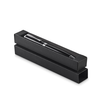 Penna a sfera Lyon in acciaio inox riciclato con scatola