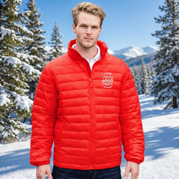 M Ice Bird Piumino personalizzato Result leggero antivento con zip YKK