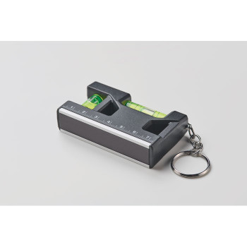 Portachiavi personalizzato con logo - gadget portachiavi aziendale - MAGEVEL - Livella magnetico con portachia