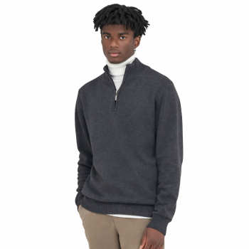 maglioni personalizzabili con logo - Maglione a mezza zip personalizzabile Ecologie by AWDis cotone rigenerato