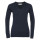 Maglione donna Russell con scollo a V e maniche a giro in cotone acrilico