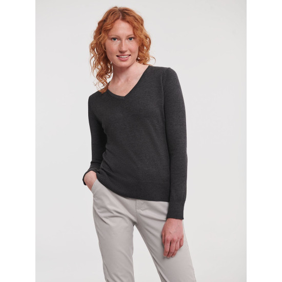 Maglione donna scollo a V