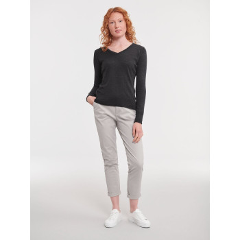 Maglione donna scollo a V