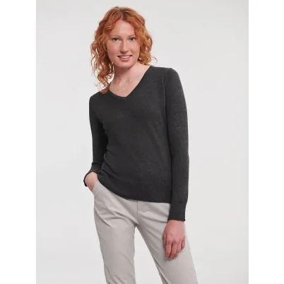 Maglione donna scollo a V