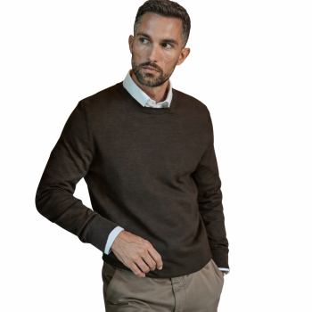 maglioni personalizzabili con logo - Maglione girocollo personalizzabile Tee Jays misto lana merino poliacrilico