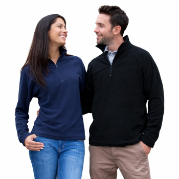 maglioni personalizzabili con logo - Maglione termico personalizzabile Result in pile microfleece con mezza zip