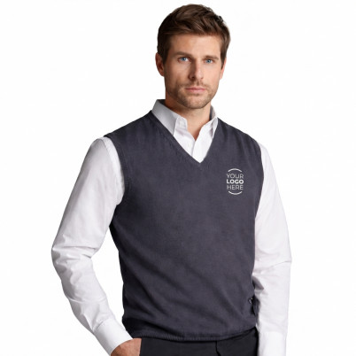 Maglione V-Neck personalizzabile daiber in cotone pettinato leggero