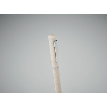 Penna personalizzata con logo  - MAIPEN - Penna twist in paglia di grano/ABS