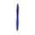 Penna a pulsante in RAB con clip e punta nera e inchiostro blu