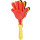 Manina Clap-Clap personalizzabile Impression in polipropilene ergonomico resistente