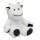 Peluche mucca personalizzabile con maglione cappuccio morbido e dettagliato
