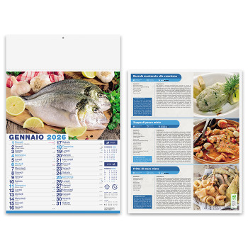 Calendario personalizzato 2026 - MARE IN TAVOLA