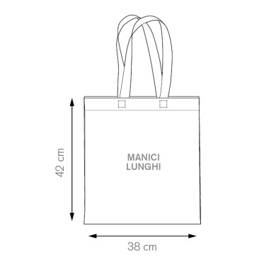 Shopper in cotone personalizzata con logo - MARIE