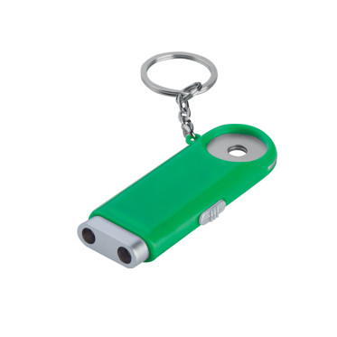 Portachiavi multifunzione personalizzabile con disco estraibile e led