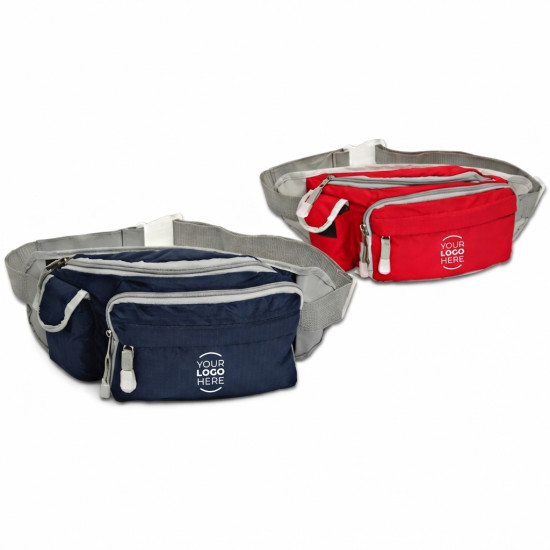 Marsupio personalizzabile nylon ripstop 3 tasche con cintura regolabile