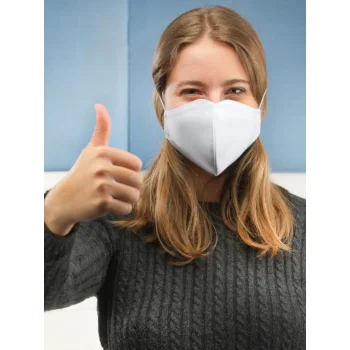 Abbigliamento da Lavoro Personalizzato con Logo - Mascherina individuale con elastici alla nuca