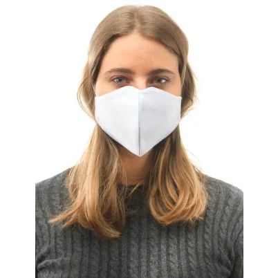Mascherina individuale con elastici alla nuca