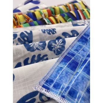 Abbigliamento da Lavoro Personalizzato con Logo - Mascherina pieghettata fantasia conf.assortite