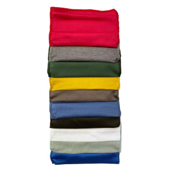 Abbigliamento da Lavoro Personalizzato con Logo - Mascherina pieghettata jersey colori assortiti