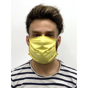 Abbigliamento da Lavoro Personalizzato con Logo - Mascherina pieghettata popeline colori assortiti