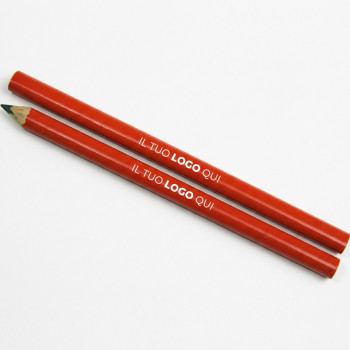 Matita personalizzata con logo - Matita da falegname personalizzabile legno resistente colori vari