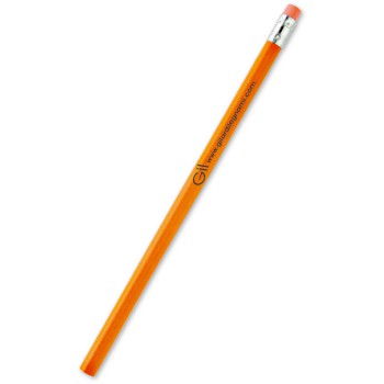 Matita  in legno laccata con gomma.