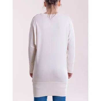 Maxi felpa donna a V