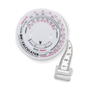 Metro flessometro personalizzato con logo - MEASURE IT - Misuratore BMI