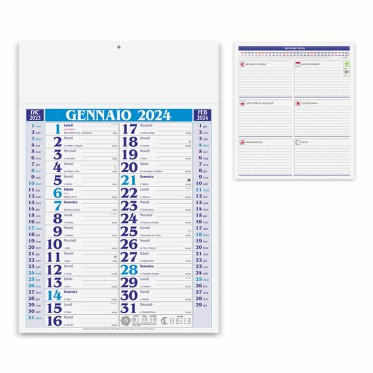 Calendari olandesi personalizzati con logo - MEDIUM