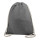 Zainetto personalizzabile in cotone riciclato chiusura doppia corda