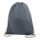 Zainetto personalizzabile in cotone riciclato chiusura doppia corda