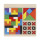 Puzzle Set in legno con 3 giochi per stimolare creatività nei bambini