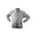 Felpa sweat con zip integrale Colore Italiano in misto cotone poliestere