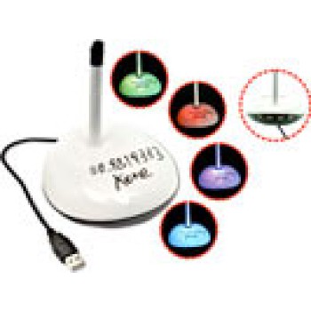 Gadget scontato personalizzato con logo - Memo luminoso da scrivania