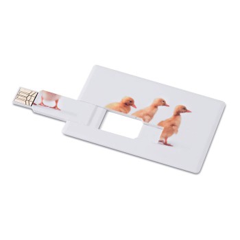 Chiavetta usb personalizzata con logo - MEMORAMA - Creditcard. USB flash 4GB