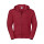 Felpa con zip personalizzabile Russell in cotone misto con cappuccio