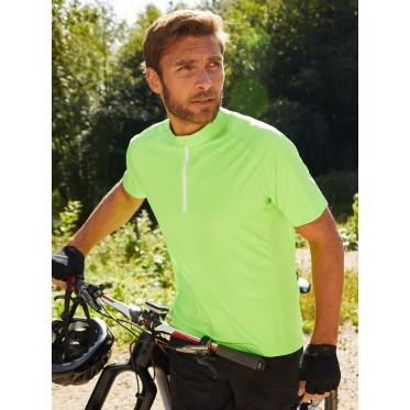 Maglietta t-shirt personalizzata con logo - Men's Bike-T Half Zip