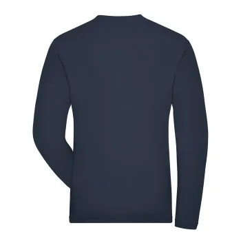 Men's Bio Stretch-Longsleeve Work - Solid