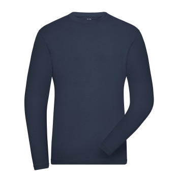 felpe uomo personalizzate - Men's Bio Stretch-Longsleeve Work - Solid