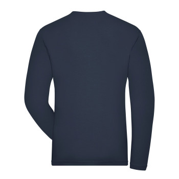 felpe uomo personalizzate - Men's Bio Stretch-Longsleeve Work - Solid