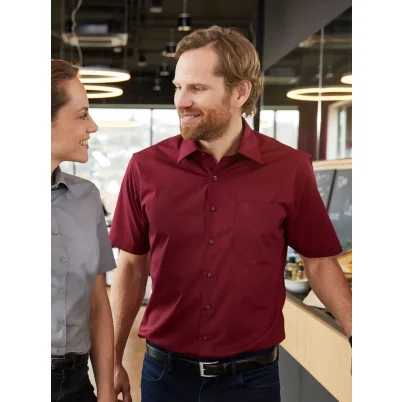 Men's Business Shirt Shortsleeve