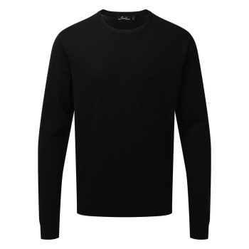 maglioni personalizzabili con logo - Men's Crew Neck Cotton Rich Knitted Sweater