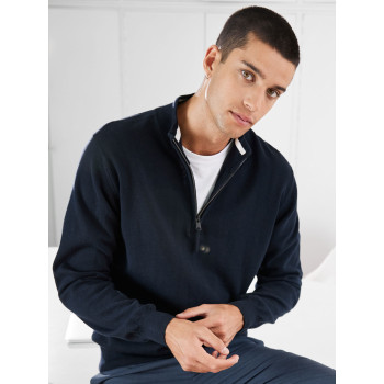 felpe uomo personalizzate - Men's Half-Zip Troyer