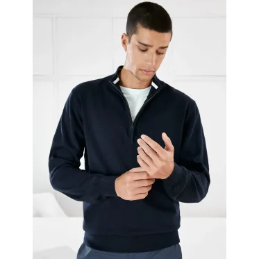 Men's Half-Zip Troyer personalizzabile daiber collo alto cotone