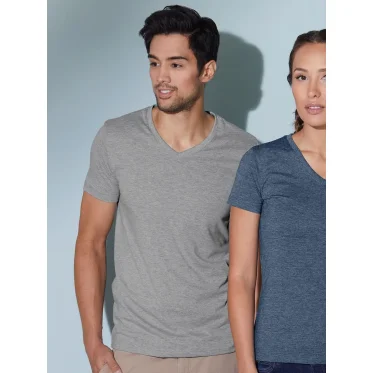 T-shirt personalizzabile daiber scollatura a V elastan