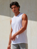 Men's High Neck Slash Armhole Vest
