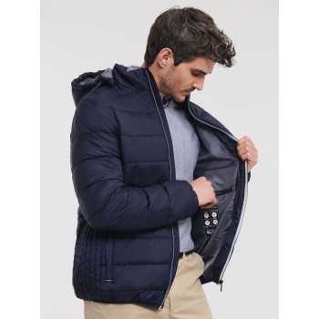 Giubbotto personalizzato con logo - Men's Hooded Nano Jacket