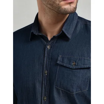 Men''s Jeans Stitch Denim Shirt