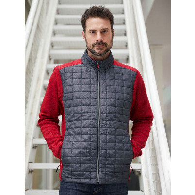 Men's Knitted Hybrid Jacket