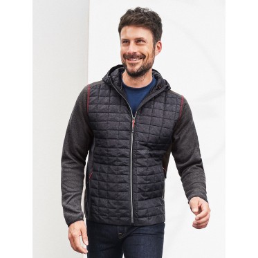 Giubbotto personalizzato con logo - Men's Knitted Hybrid Jacket